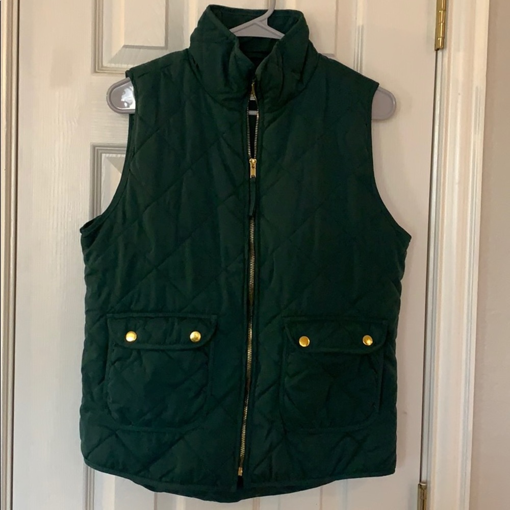 Hunter Green Quilted Vest